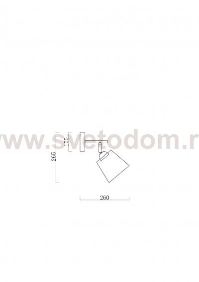 Настенный светильник (бра) Freya FR5145WL-01CH