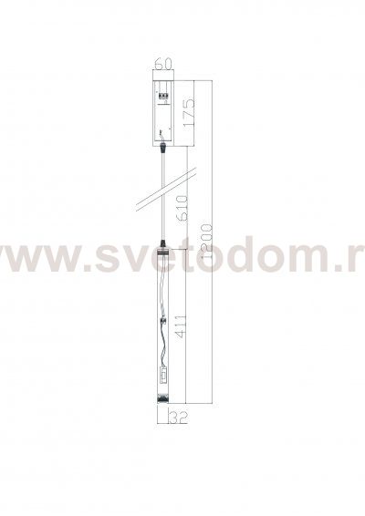 Подвесной светильник Freya FR5168PL-L3CH Telescope