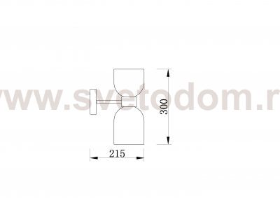 Настенный светильник бра Freya FR5203WL-02CH Savia