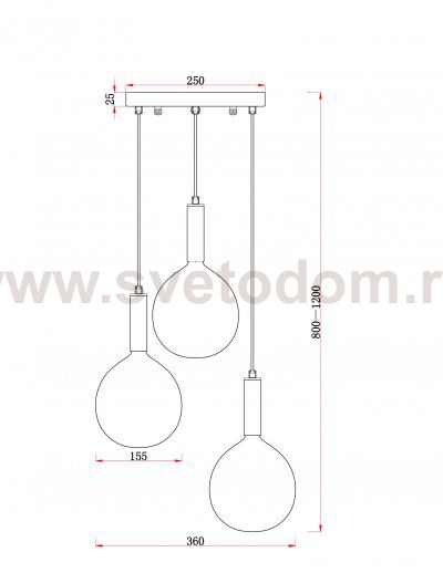 Подвесной светильник Freya FR5269PL-03CH