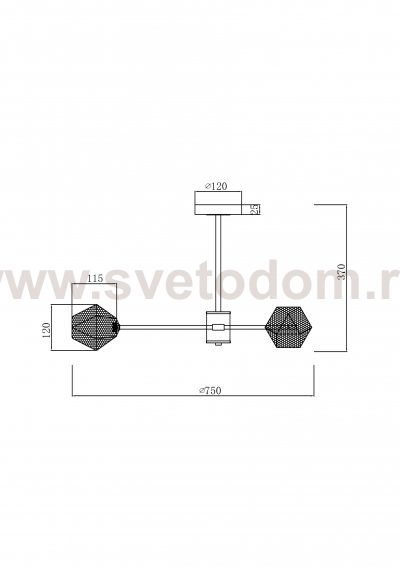Люстра Freya FR5328CL-06B