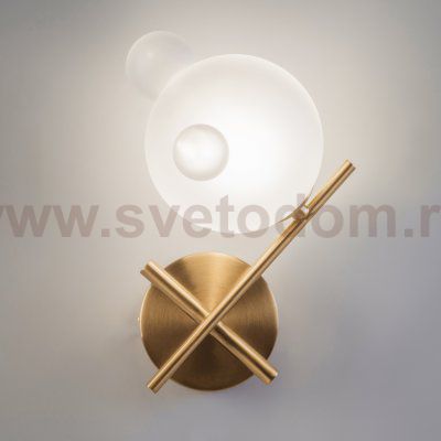 Настенный светильник (бра) Freya FR5374WL-01BS Flaty 
