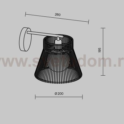 Настенный светильник (бра) Freya FR5405WL-01W Cottage