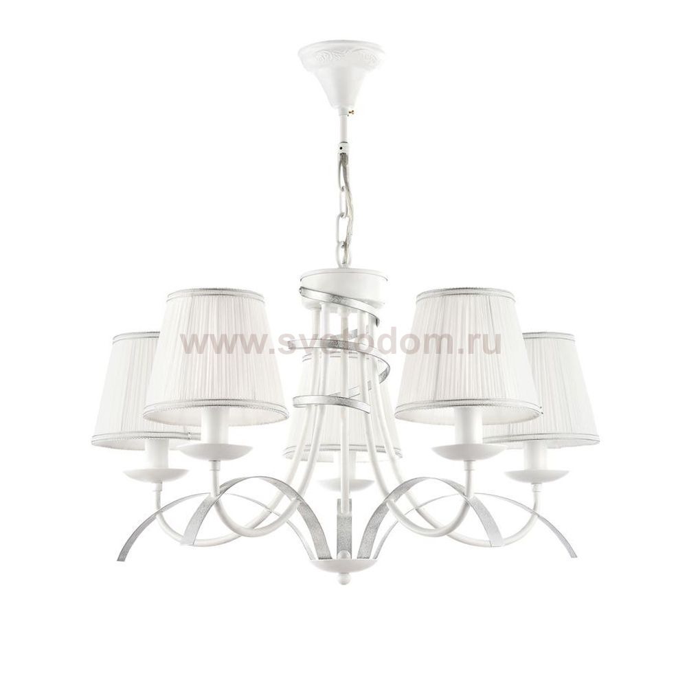 Люстра белая FR569-05-W Freya