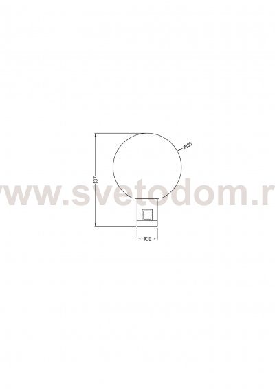 Плафон FR6005LS-01G Urban