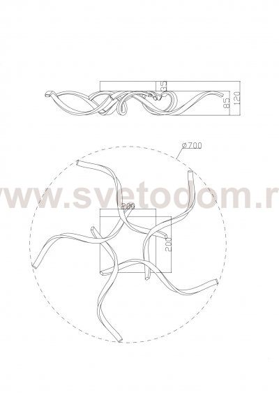 Светильник Freya FR6022CL-L50B 