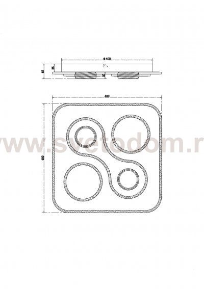 Светильник Freya FR6049CL-L95W 