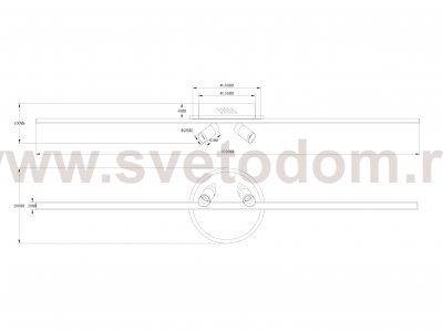 Потолочный светильник Freya FR6056CL-L68B