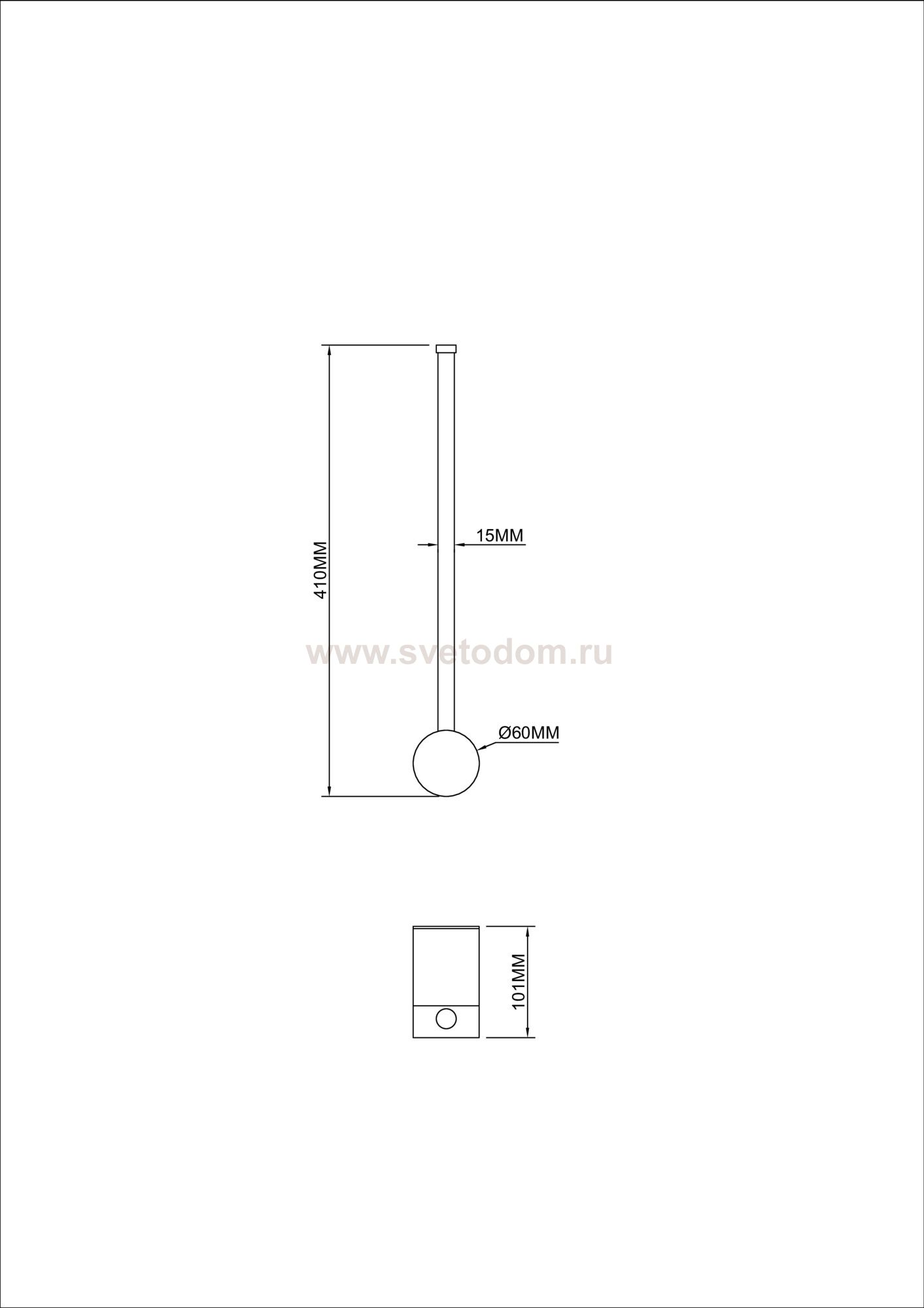Настенный светильник (бра) Freya FR6063WL-L8B