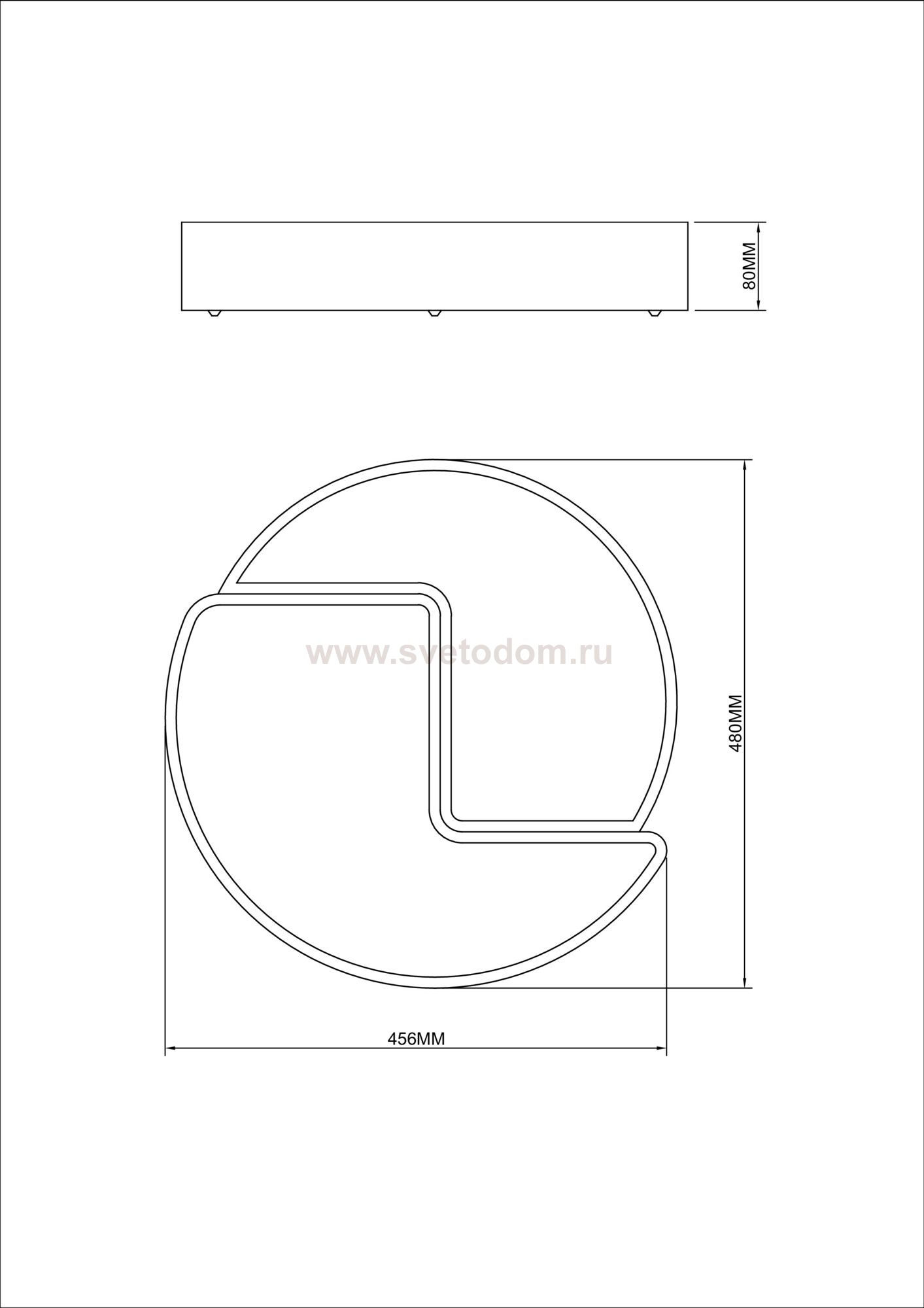 Потолочный светильник Freya FR6093CL-L48W