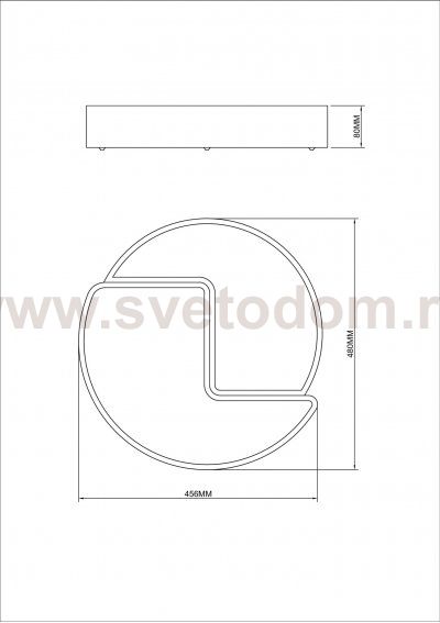 Потолочный светильник Freya FR6093CL-L48W
