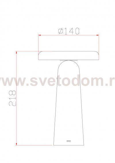 Аккумуляторный светильник Freya FR6109TL-L4OR