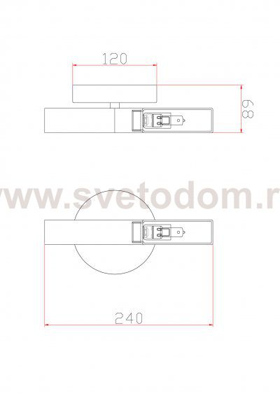 Настенный светильник (бра) Freya FR6109WL-01CH