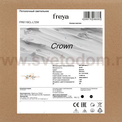 Потолочный светильник Freya FR6119CL-L72W