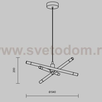 Подвесной светильник Freya FR6130PL-L18B Wands