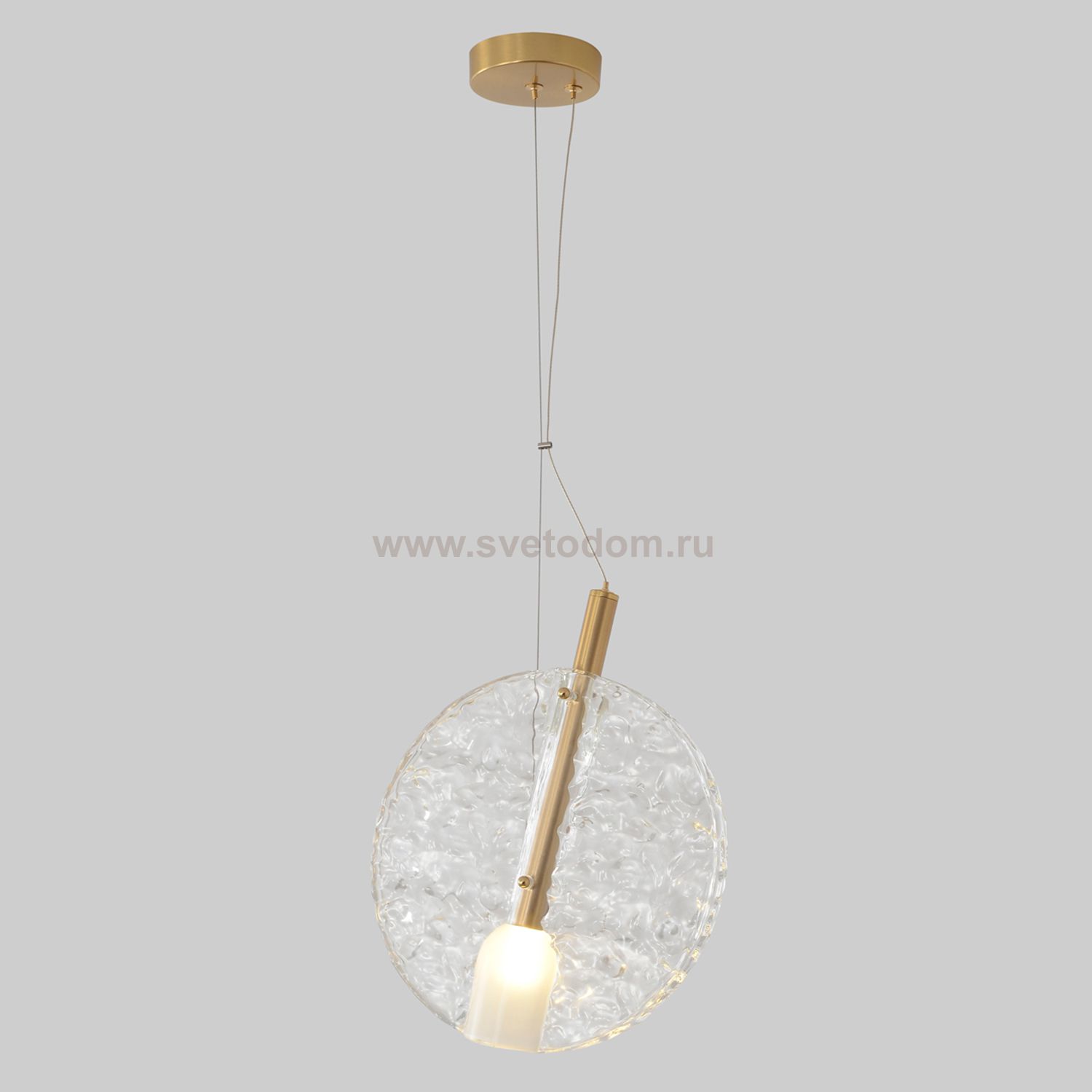 Светильник подвесной Crystal Lux FROZEN SP1 BRASS