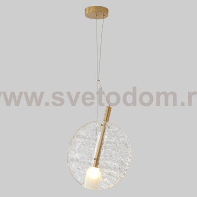 Светильник подвесной Crystal Lux FROZEN SP1 BRASS