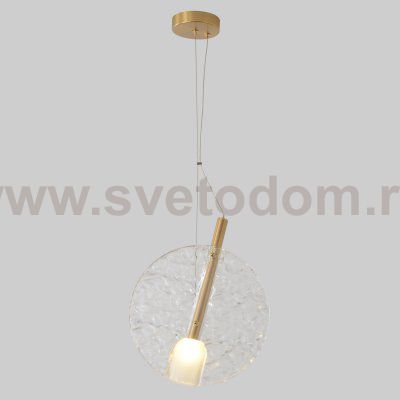 Светильник подвесной Crystal Lux FROZEN SP1 BRASS