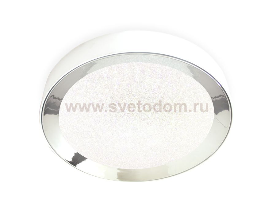 Люстра потолочная Ambrella FS1212 WH/CH 64W+23W 500*500*90 (ПДУ РАДИО 2.4) ORBITAL