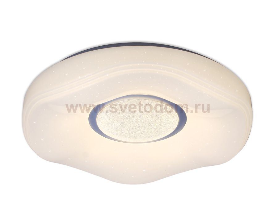 Люстра потолочная Ambrella FS1236 WH 48W D390*80 (ПДУ ИК) ORBITAL