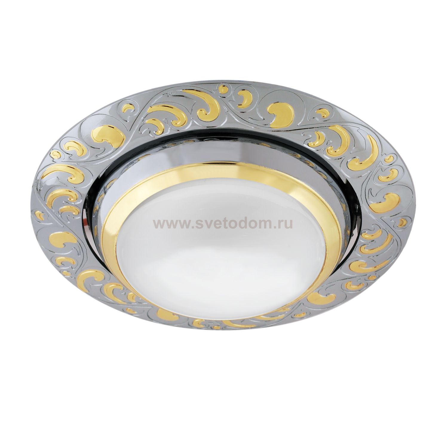 Светильник FT 182A PSG R50 E14 220В перл.серебро+золото