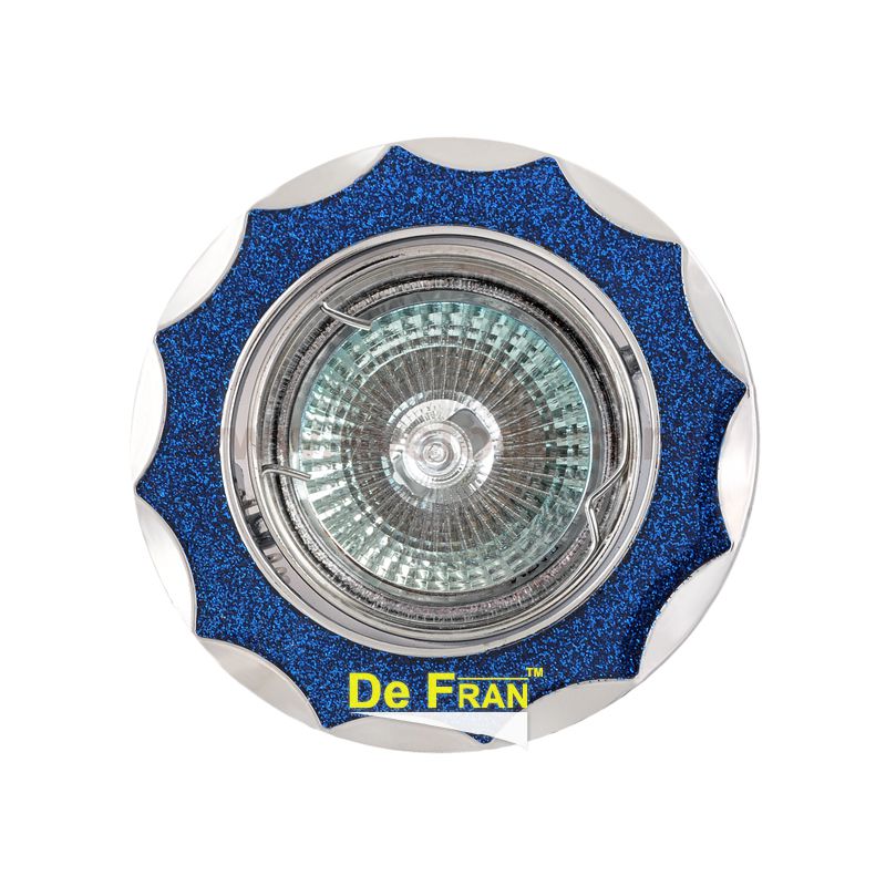 Светильник FT 837AK MR16 хром+синий