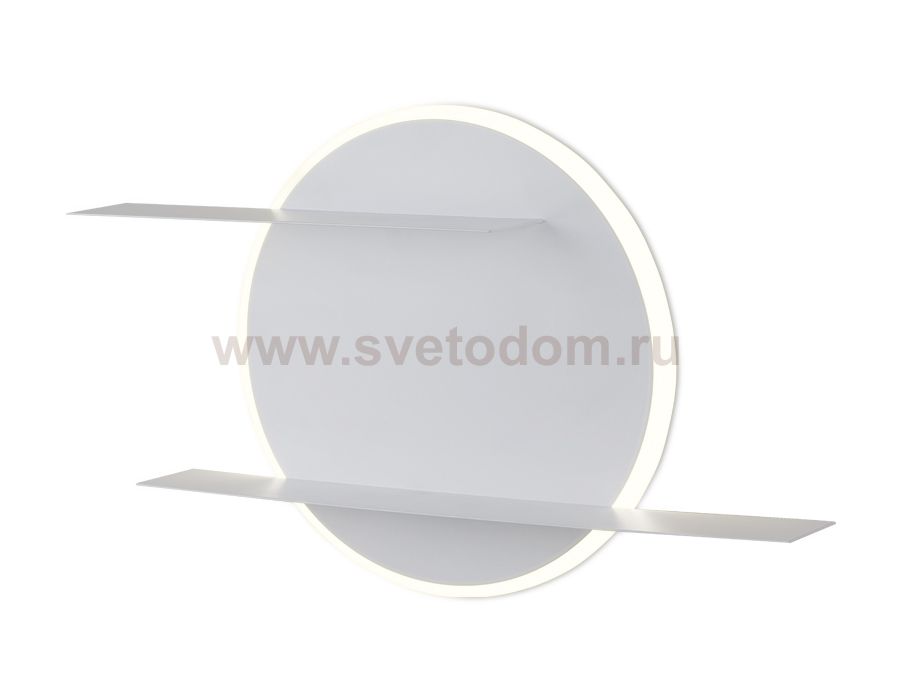 Настенный светильник бра Ambrella FW102 WH/S белый/песок LED 4200K 28W 420*250*120 WALLERS