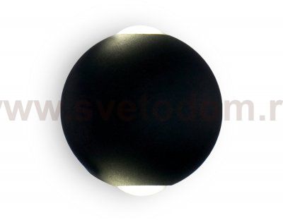 Настенный светильник бра Ambrella FW131 BK/S черный/песок LED 4200K 10W D100*100 WALLERS
