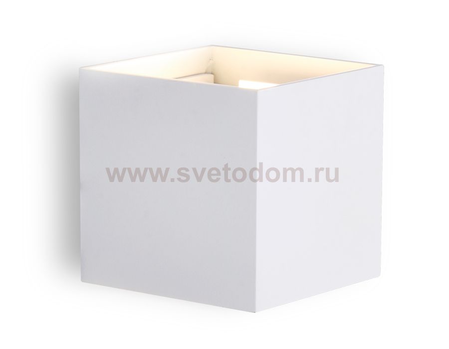 Настенный светильник бра Ambrella FW137 WH/S белый/песок LED 3000K 10W 100*100*100 WALLERS