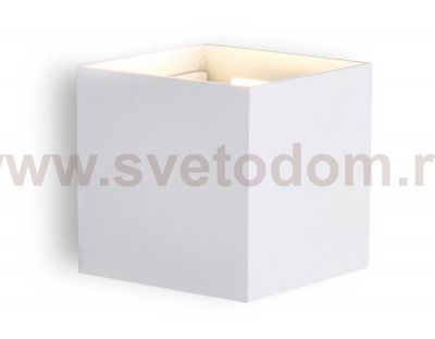 Настенный светильник бра Ambrella FW137 WH/S белый/песок LED 3000K 10W 100*100*100 WALLERS
