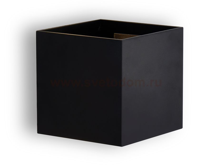 Настенный светильник бра Ambrella FW138 BK/S черный/песок LED 3000K 10W 100*100*100 WALLERS