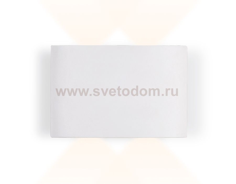Настенный светильник бра Ambrella FW142 WH/S белый/песок LED 3000K 4W 120*80*40 WALLERS