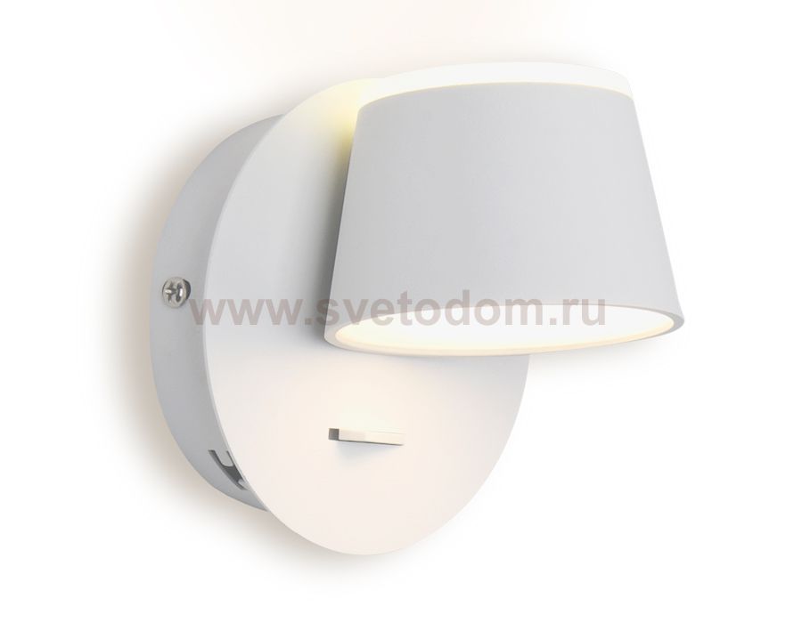 Настенный светильник бра Ambrella FW166 WH/S белый/песок LED 3000K 10W 120*120*140 WALLERS