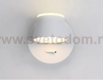 Настенный светильник бра Ambrella FW166 WH/S белый/песок LED 3000K 10W 120*120*140 WALLERS