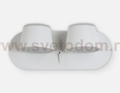 Настенный светильник бра Ambrella FW171/2 WH/S белый/песок LED 3000K 20W 230*100*140 WALLERS