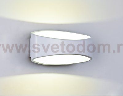 Настенный светильник бра Ambrella FW181 WH/S белый/песок LED 3000K 5W 175*90*80 WALLERS