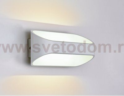 Настенный светильник бра Ambrella FW184 WH/S белый/песок LED 3000K 5W 250*100*100 WALLERS