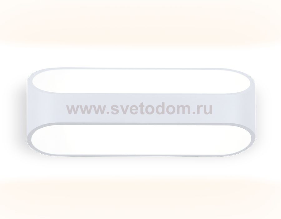 Настенный светильник бра Ambrella FW184 WH/S белый/песок LED 3000K 5W 250*100*100 WALLERS