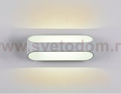 Настенный светильник бра Ambrella FW184 WH/S белый/песок LED 3000K 5W 250*100*100 WALLERS