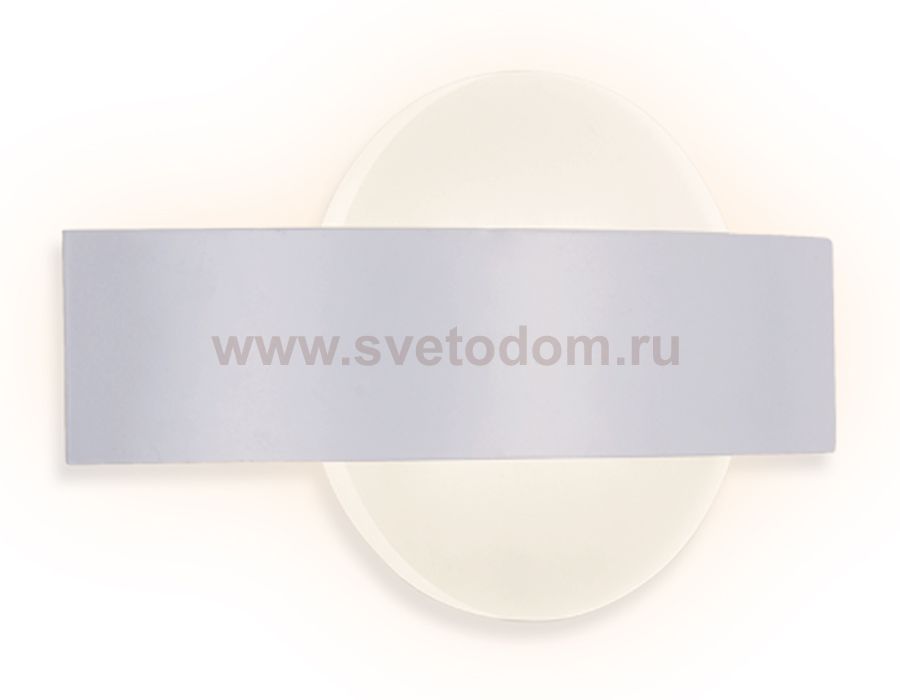 Настенный светильник бра Ambrella FW201 WH/S белый/песок LED 4200K 9W 220*120*50 WALLERS