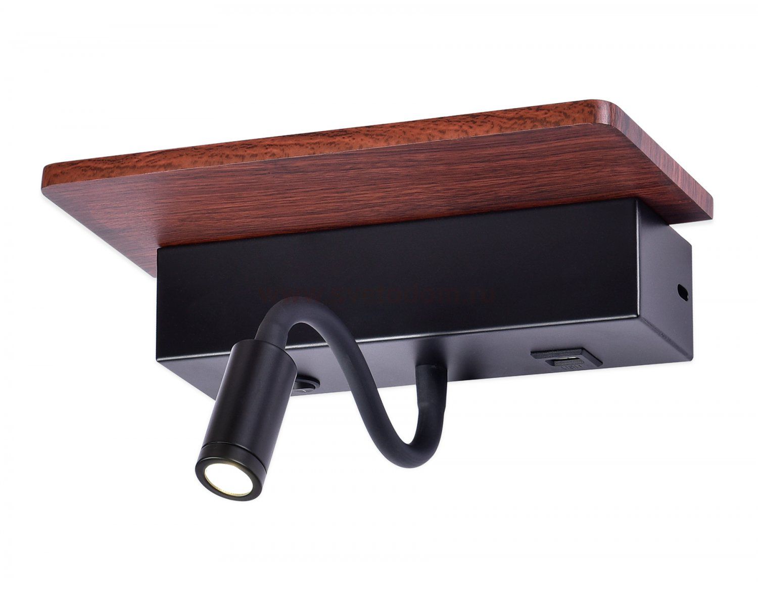 Настенный светодиодный светильник с выключателем, USB портом и полкой Ambrella FW291 FW