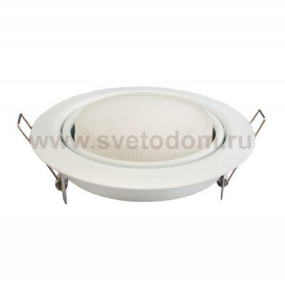 Светильник Ecola GX53 белый FW5390ECB