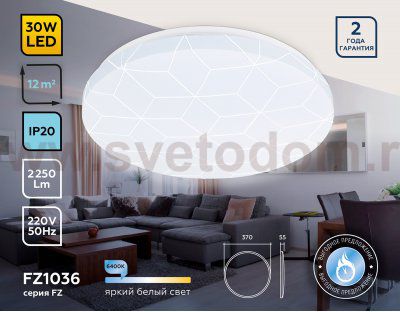 Потолочный светодиодный светильник Ambrella FZ1036 FZ