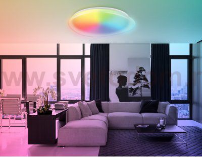 FZ1615 FR матовый IP20 60W 3000-6500K+RGB 510*100 (ПДУ ИК)