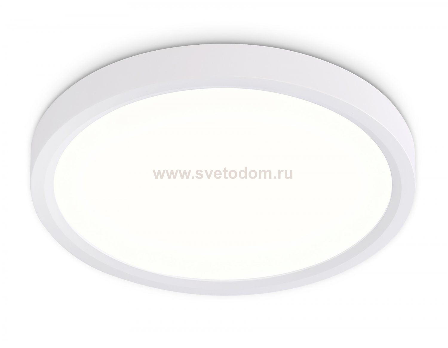 Светильник светодиодный ультратонкий 3000K-6500K с CCT-переключателем Ambrella FZ1901 WH белый IP54 13W 3000K-6500K CCT-переключатель D230*25 (Без ПДУ)