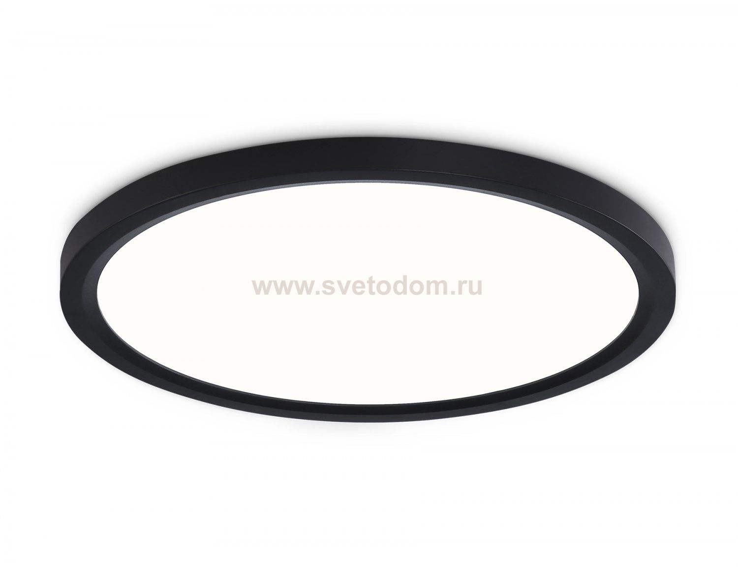 Светильник светодиодный ультратонкий 3000K-6500K с CCT-переключателем Ambrella FZ1906 BK черный IP54 26W 3000K-6500K CCT-переключатель D370*25 (Без ПДУ)