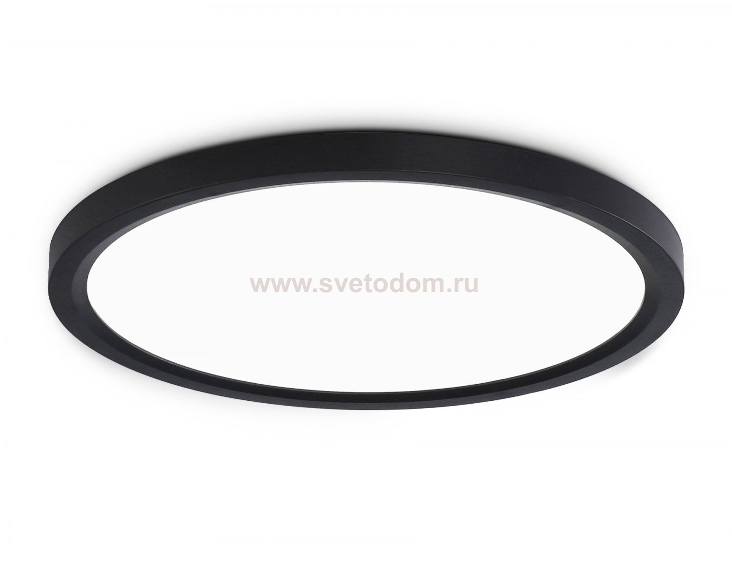 Светильник светодиодный ультратонкий 3000K-6500K с CCT-переключателем Ambrella FZ1908 BK черный IP54 35W 3000K-6500K CCT-переключатель D450*25 (Без ПДУ)