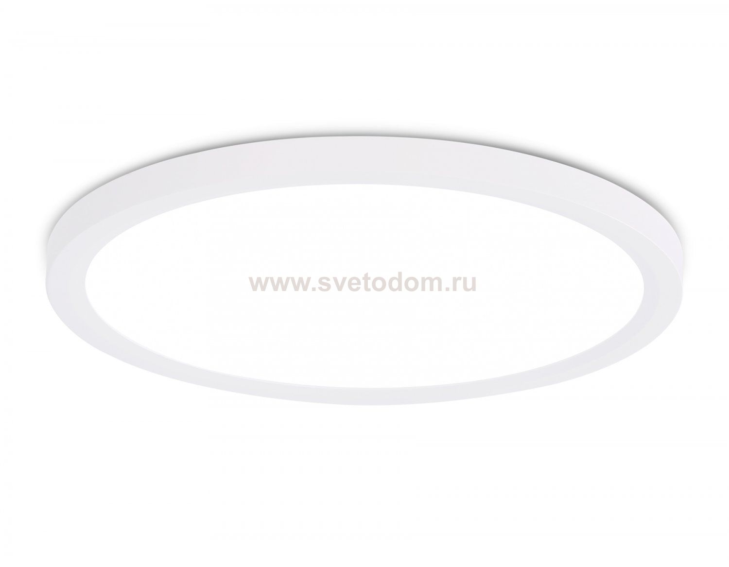 Светильник светодиодный ультратонкий 3000K-6500K с CCT-переключателем Ambrella FZ1909 WH белый IP54 44W 3000K-6500K CCT-переключатель D600*25 (Без ПДУ)