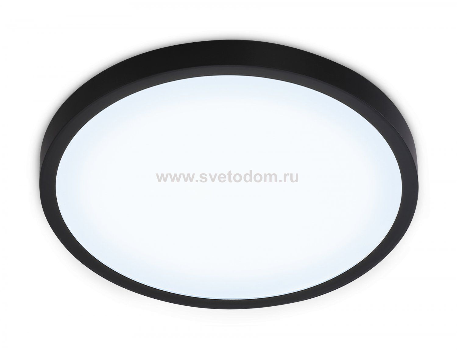 Светильник светодиодный ультратонкий с высокой степенью защиты IP54 Ambrella FZ1953 BK черный IP54 20W 5000K D270*15 (Без ПДУ)