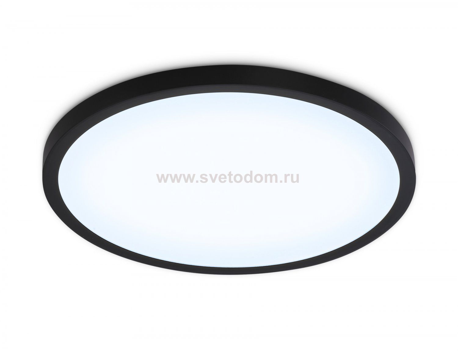 Светильник светодиодный ультратонкий с высокой степенью защиты IP54 Ambrella FZ1961 BK черный IP54 40W 5000K D470*15 (Без ПДУ)